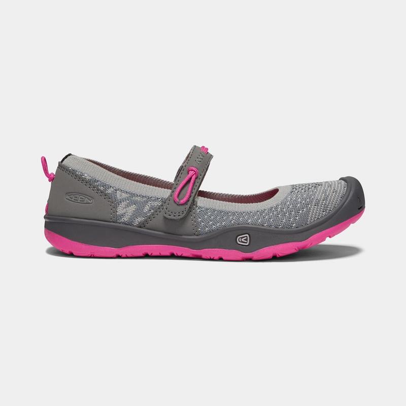 Bailarina Keen Moxie Para Niños Grises/Fucsia - Zapatos Keen Mexico (930175-GDK)